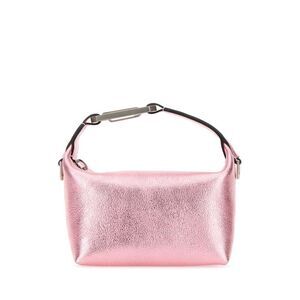 Eera Women Pink Leather Moonbag Handbag
